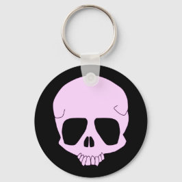 Pink Skull Schlüsselanhänger