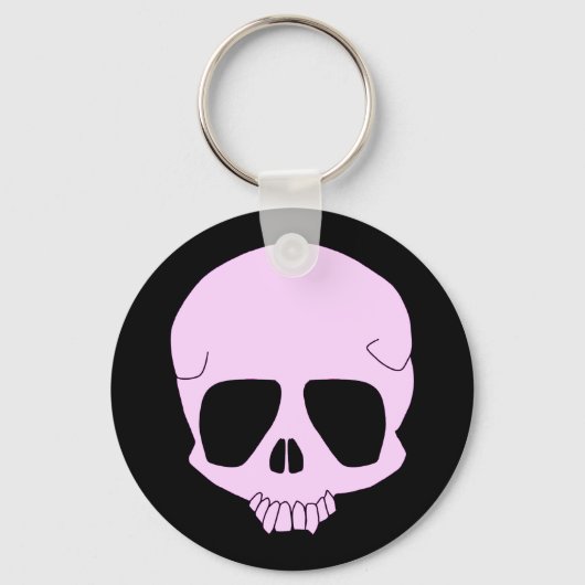 Pink Skull Schlüsselanhänger (Vorderseite)