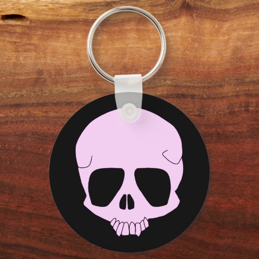 Pink Skull Schlüsselanhänger (Vorderseite)