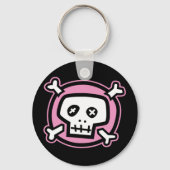 Pink Skull Schlüsselanhänger (Vorderseite)
