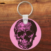 Pink Skull Schlüsselanhänger (Vorderseite)