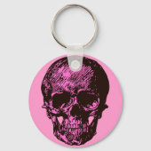 Pink Skull Schlüsselanhänger (Rückseite)