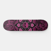 Pink Skull Skateboard (Horizontal)