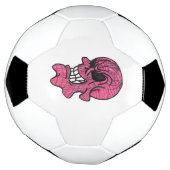 Pink Skull Soccer Ball (Gedreht)
