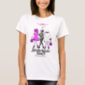 Pink Skull Squad Goals – Cute Girly Skeleton T-Shirt (Vorderseite)