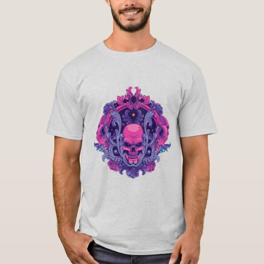 Pink Skull T-Shirt (Vorderseite)