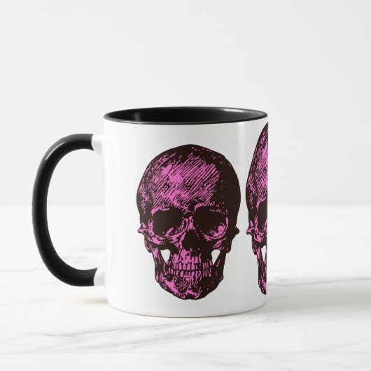 Pink Skull Tasse (Links)
