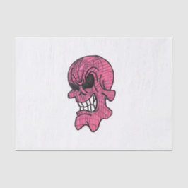 Pink Skull Tissue Seidenpapier