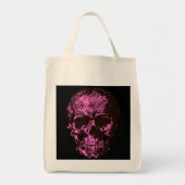 Pink Skull Tragetasche (Vorne)