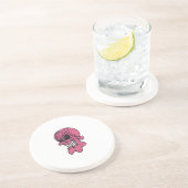 Pink Skull Untersetzer (Seite)