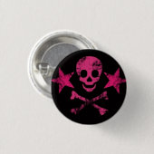 pink-skulls2 button (Vorne & Hinten)