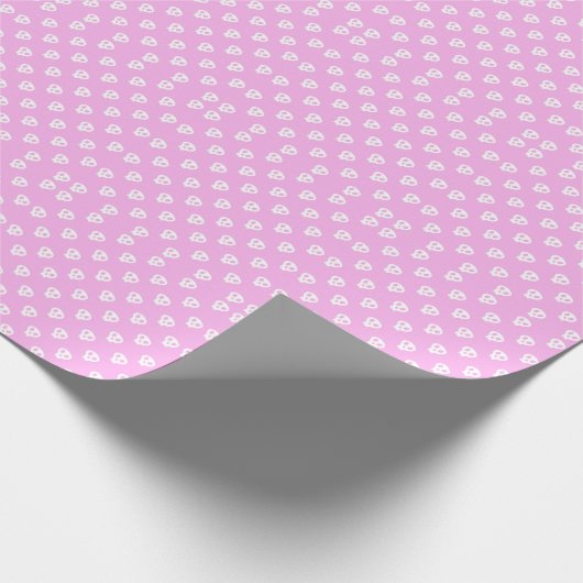 Pink Skully Geschenkpapier (Ecke)