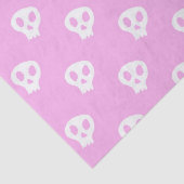 Pink Skully Seidenpapier (Detail)
