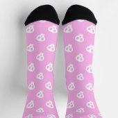 Pink Skully Socken (Oben)