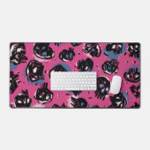 Pink-Skulptur emo Electronics Computer & Laptop Schreibtischunterlage (Tastatur & Maus)