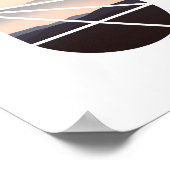 Pink Sky | Abstraktes Foto Poster (Ecke)