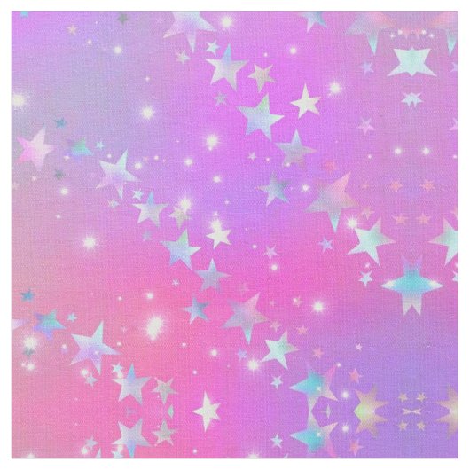 Pink Sky Combed Cotton Fabric Stoff (Nahaufnahme)