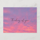 Pink Sky Fotografie Postkarte (Vorderseite)