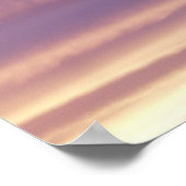 Pink Sky Poster Print (Ecke)