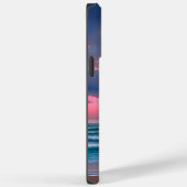 Pink Sky Schöner Sonnenuntergang am Strand Case-Mate iPhone Hülle (Rückseite / Rechts)