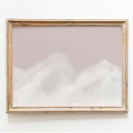 Pink Sky Vintage Poster