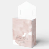 Pink Sky Watercolor Girl Babydusche Geschenkschachtel (Geöffnet)