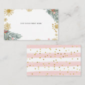 Pink Sleigh Oh What Fun Winter Insert Card (Vorne/Hinten)