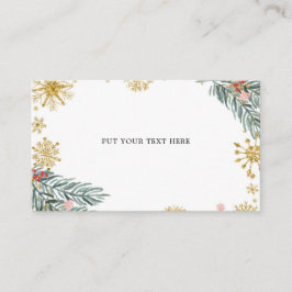 Pink Sleigh Oh What Fun Winter Insert Card