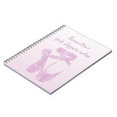 Pink Slippers Notizblock (Linke Seite)
