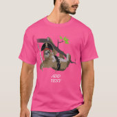 PINK SLOTH; CLASSIC-PIRATENFLAGGE T-Shirt (Vorderseite)