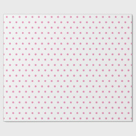 Pink Small Polka Dot Partys Weihnachtsgeschenk Geschenkpapier