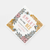 Pink Smart wie kann Bienenstudio Party Serviette (Ecke)