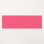 Pink Smile Pattern Yoga Mat Yogamatte (Vorderseite (Horizontal))