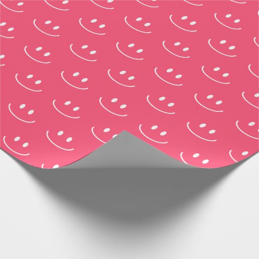 Pink Smile Patternpapier Geschenkpapier (Ecke)