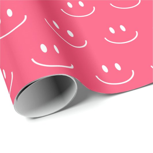 Pink Smile Patternpapier Geschenkpapier (Rolleneckpunkt)
