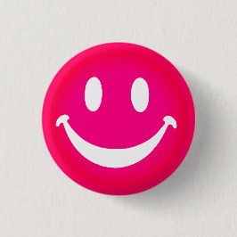 PINK SMILEY BUTTON
