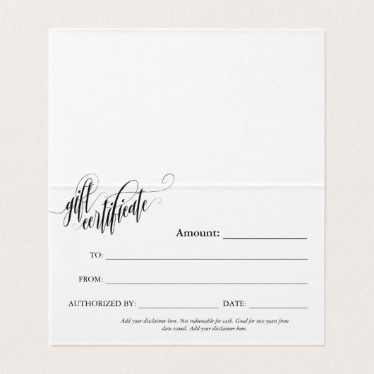 Pink Smudges - Ein Geschenk für Sie - Geschenkguts (Innenseite Aufgefaltet)