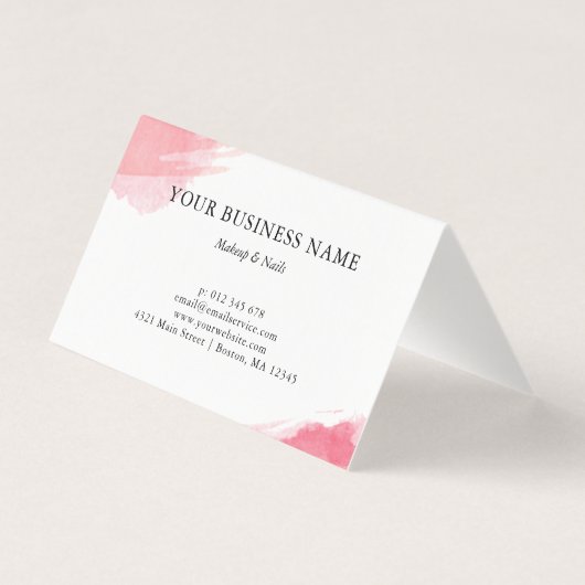 Pink Smudges - Ein Geschenk für Sie - Geschenkguts (Rückseite)