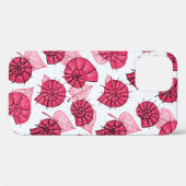 Pink Snails Muster Girly Zoology Case-Mate iPhone Hülle (Rückseite (Horizontal))