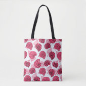Pink Snails Muster Girly Zoology Tasche (Vorderseite)