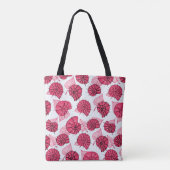 Pink Snails Muster Girly Zoology Tasche (Rückseite)