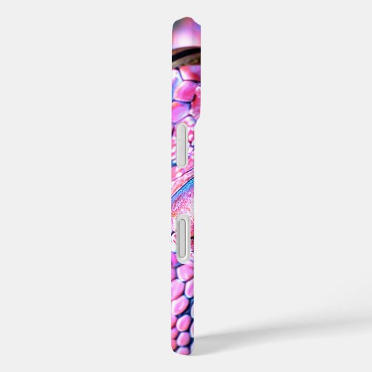 Pink Snake Handy Case (Rückseite / Rechts)