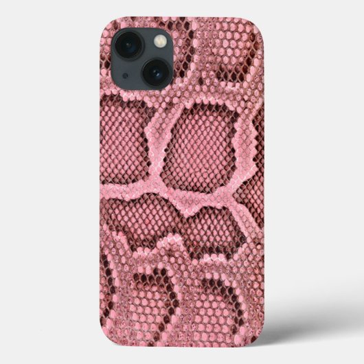 Pink Snake Skin Case-Mate iPhone Hülle (Rückseite)