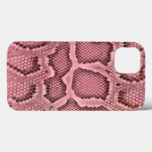 Pink Snake Skin Case-Mate iPhone Hülle (Rückseite (Horizontal))