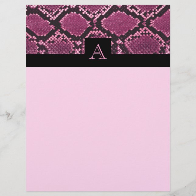 Pink Snakeskin Pattern (Vorderseite)
