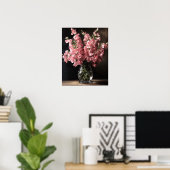 Pink Snapdragon Blume Art Print Poster (Heimbüro)