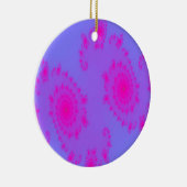 Pink Sneeze Gemustert Pendant Keramikornament (Rechts)