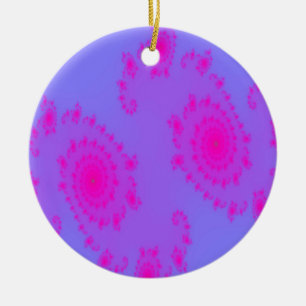 Pink Sneeze Gemustert Pendant Keramikornament