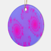 Pink Sneeze Gemustert Pendant Keramikornament (Links)