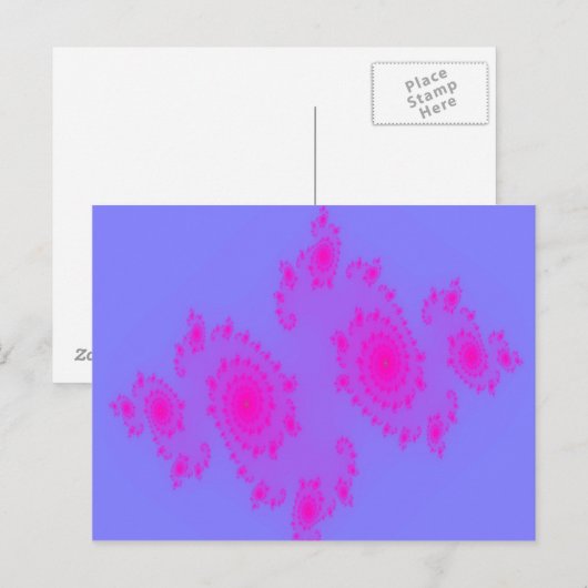 Pink Sneeze Postkarte (Vorne/Hinten)